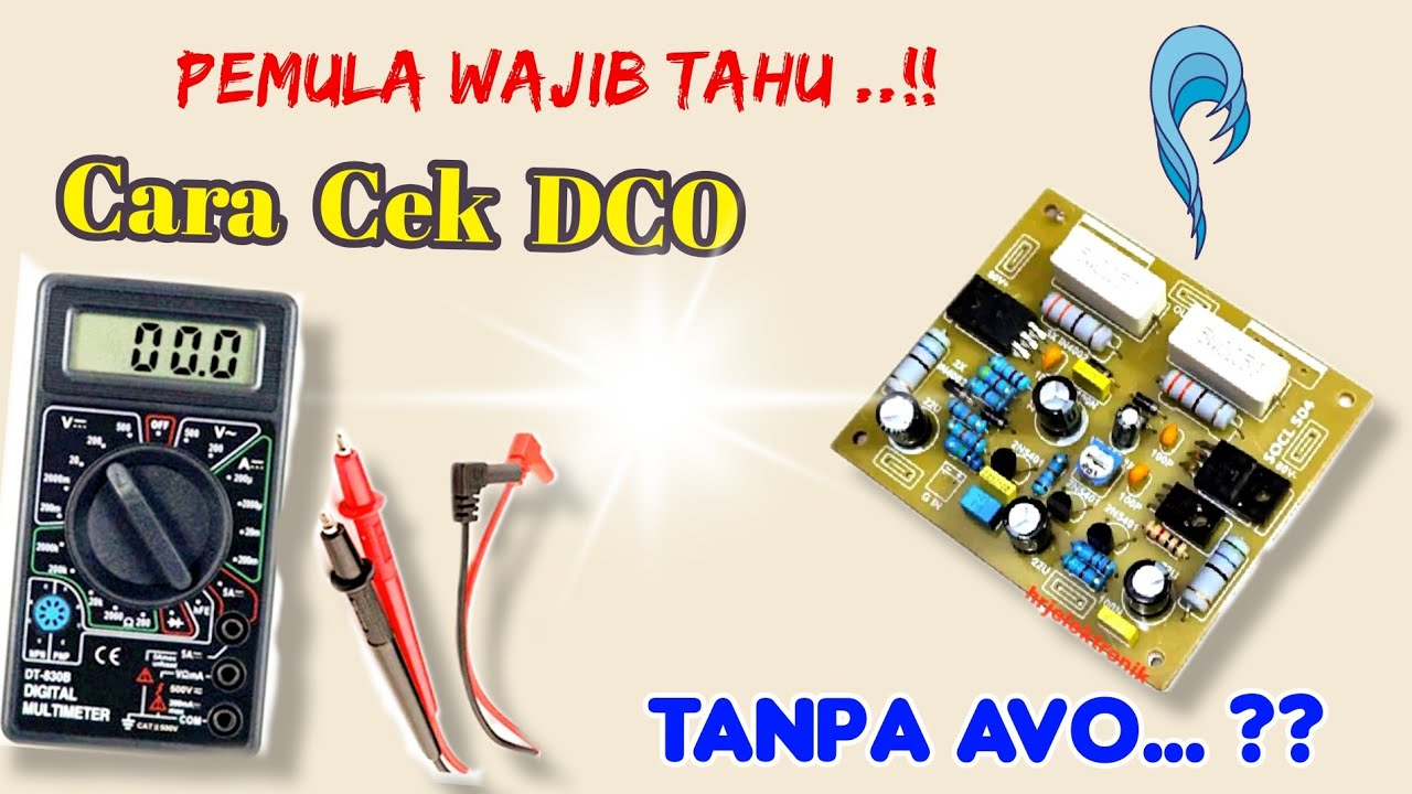 Cara Cek DCO tanpa AVO// pemula wajib tau