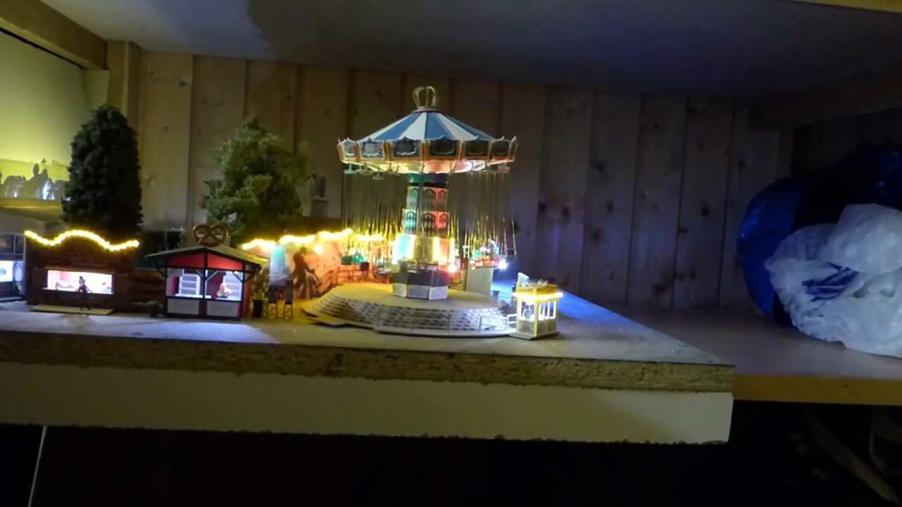 Faller Karussell Wellenflug 140344 140317 mit SMD-Lauflicht-Beleuchtung Kirmes
