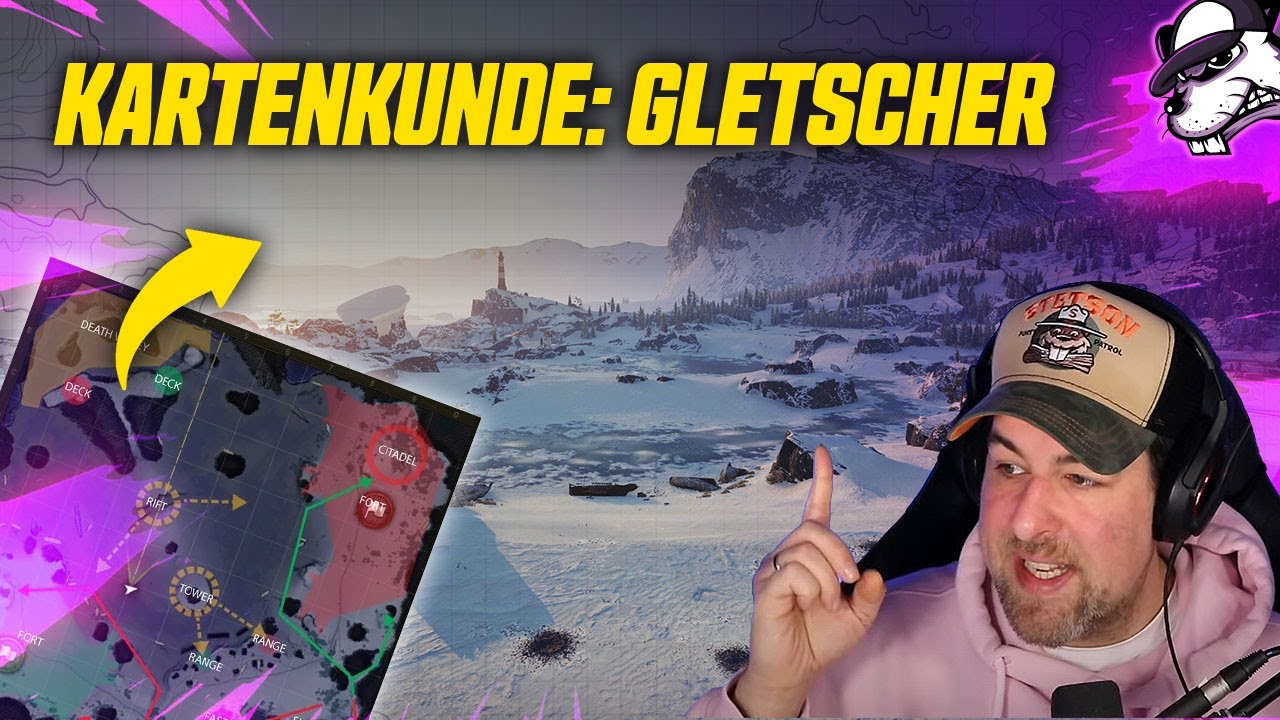 Kartenkunde Gletscher: Schlüsselpositionen und wichtige Unterstützungspositionen [WoT - Gameplay]