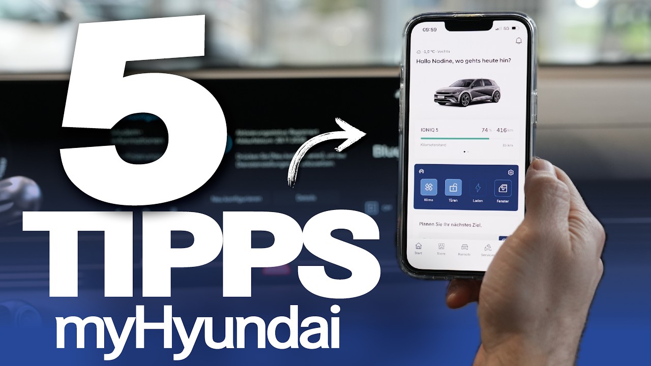 Das MUSST Du wissen - 5 Tipps zur NEUEN myHyundai App 📱🚗