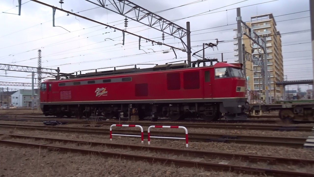 2026.03.09 貨物列車（3099列車）秋田駅発車