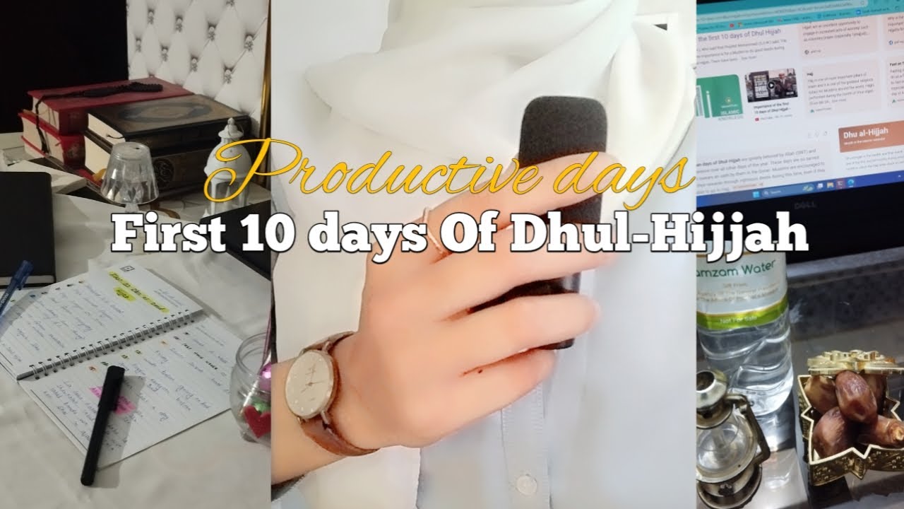 The First 10 Days of Dhul-Hijjah 🤍what to do in these Days of Dhul-Hijjah 📝📿🤍