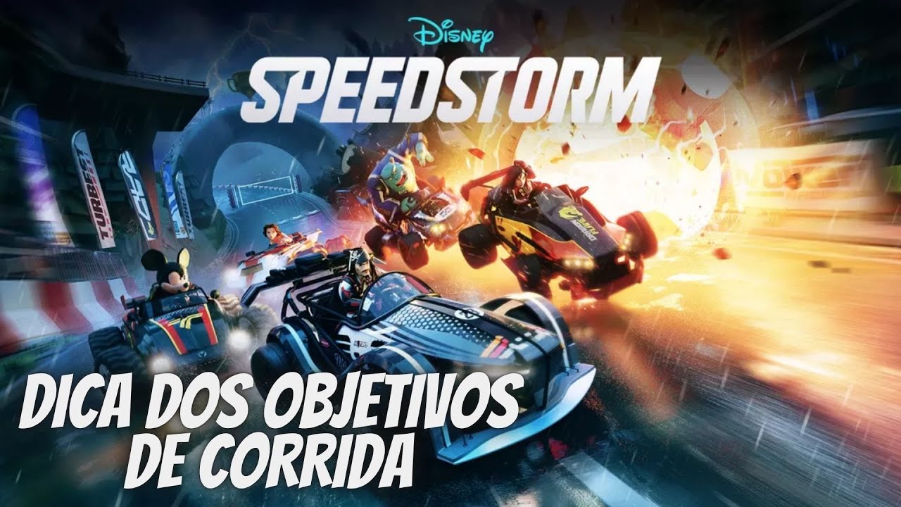 DISNEY SPEEDSTORM - DICA DOS OBJETIVOS DE CORRIDA