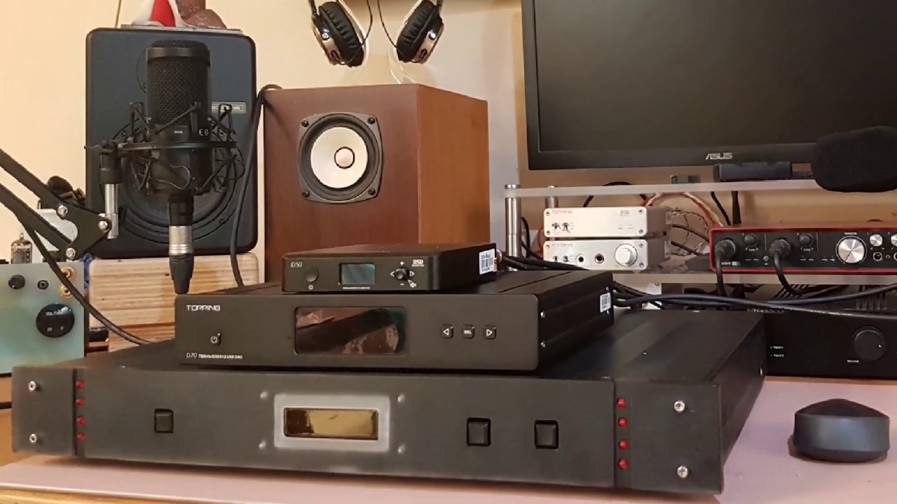 MY DIY DAC SABRE  Es9038pro kit with Three Independent Power Supplies