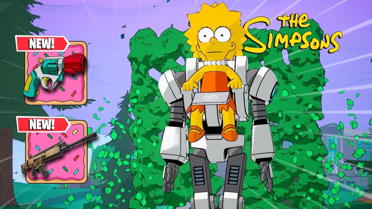 NEW Lisa Simpson Skin is INSANE! (Fortnite Simpsons Season)