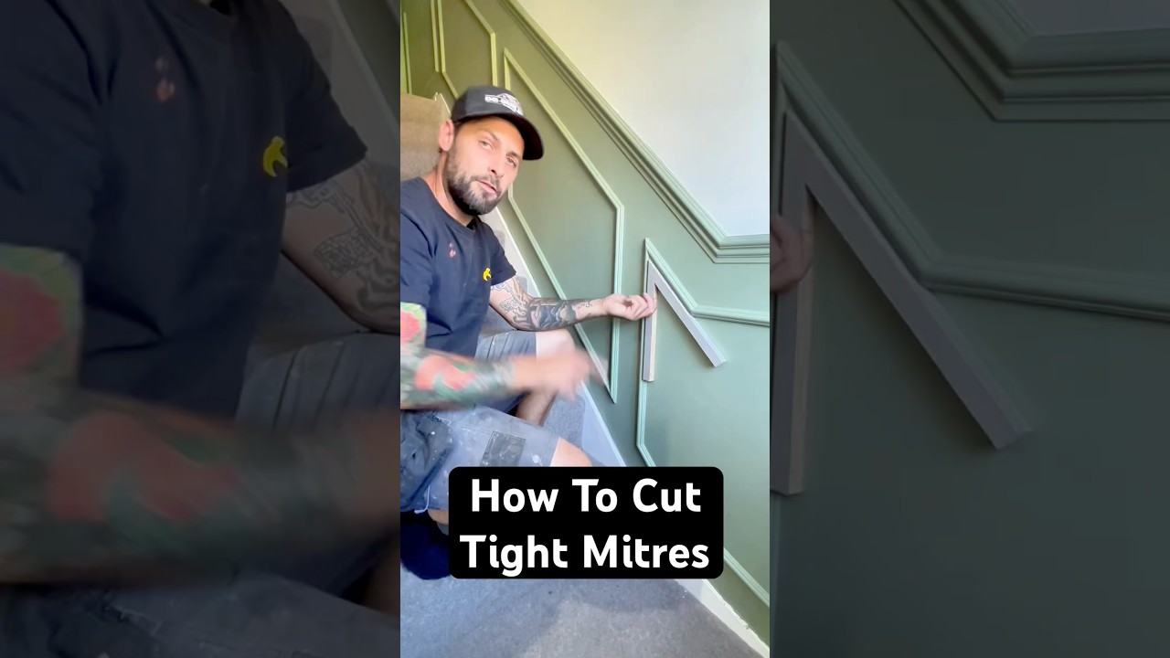 How To Cut The Perfect Acute Angles For Paneling 