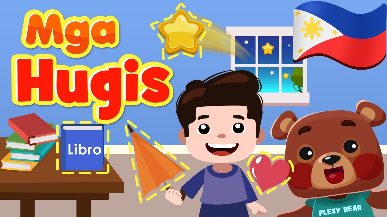 Mga Hugis Shapes Song | Flexy Bear Original Awiting Pambata Nursery Rhymes & Songs