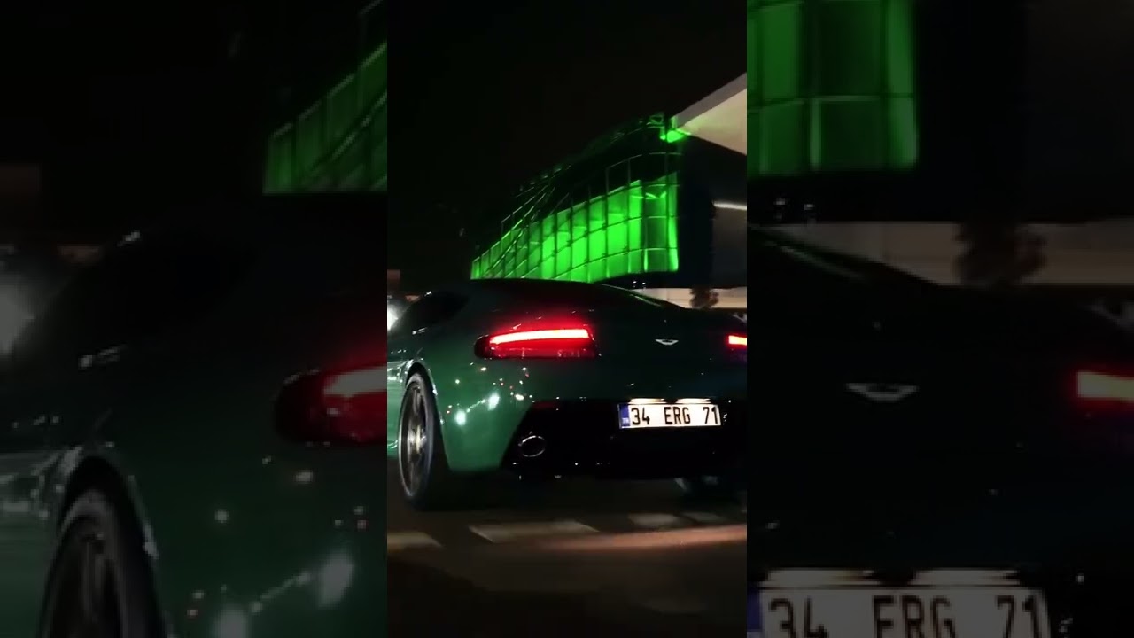 #astonmartinvantage #astonmartin #v8vantage #carvideography #v12vantage #istanbul #mediamen