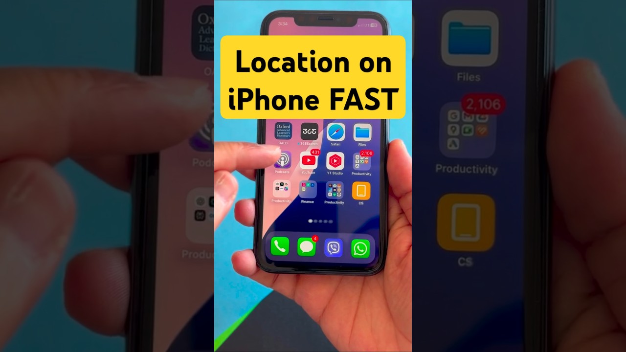 How to Ask for Someone's Location on iPhone FAST! | location on iphone, #tips #howto #Shorts