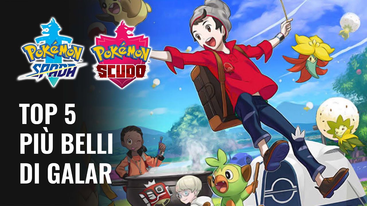 TOP 5 Pokémon piú BELLI di OTTAVA GEN (Galar)