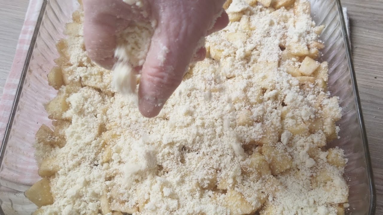 İngilizlerin Crumble Tatlısı Bize Geldi Oldu Kırıntı Tatlısı😋Elmalı Crumble Elmalı Kırıntı Tatlısı