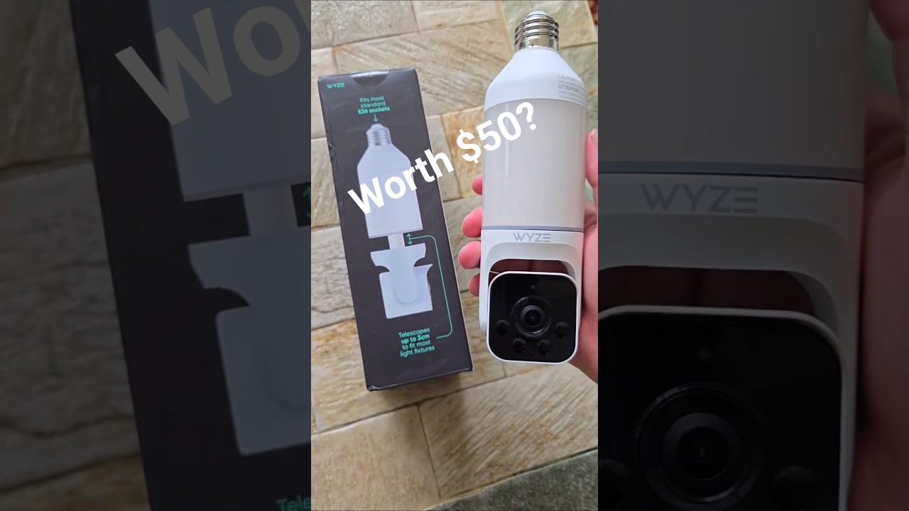 Wyze Bulb Cam, worth $50? #Wyze #smarthome #tech #security