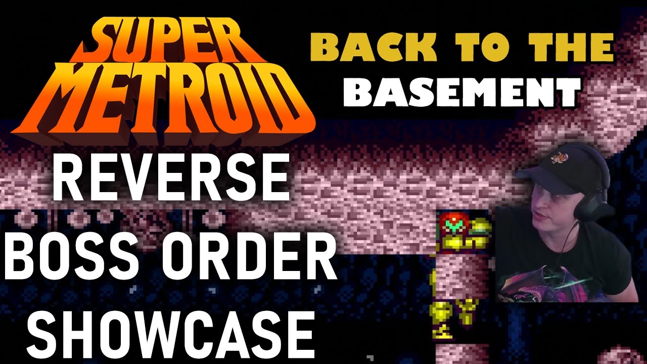 (Super Metroid) BACK TO THE BASEMENT | DAY 3 | REVERSE BOSS ORDER SHOWCASE