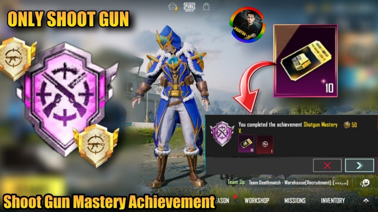 How To Complete ( ShotGun Mastery ) Achievement In PUBG Mobile | New Easy Trick | PUBG Mobile