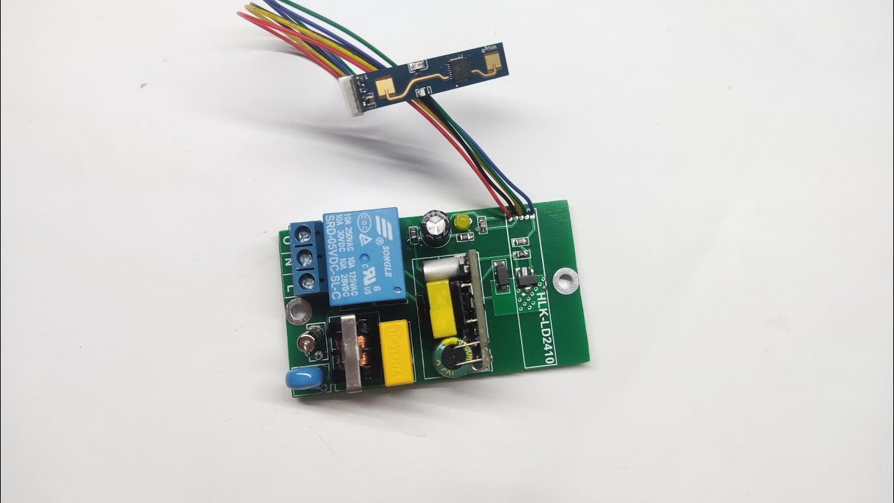 Cảm biến hiện diện LD2410 - giới thiệu cách đấu nối.