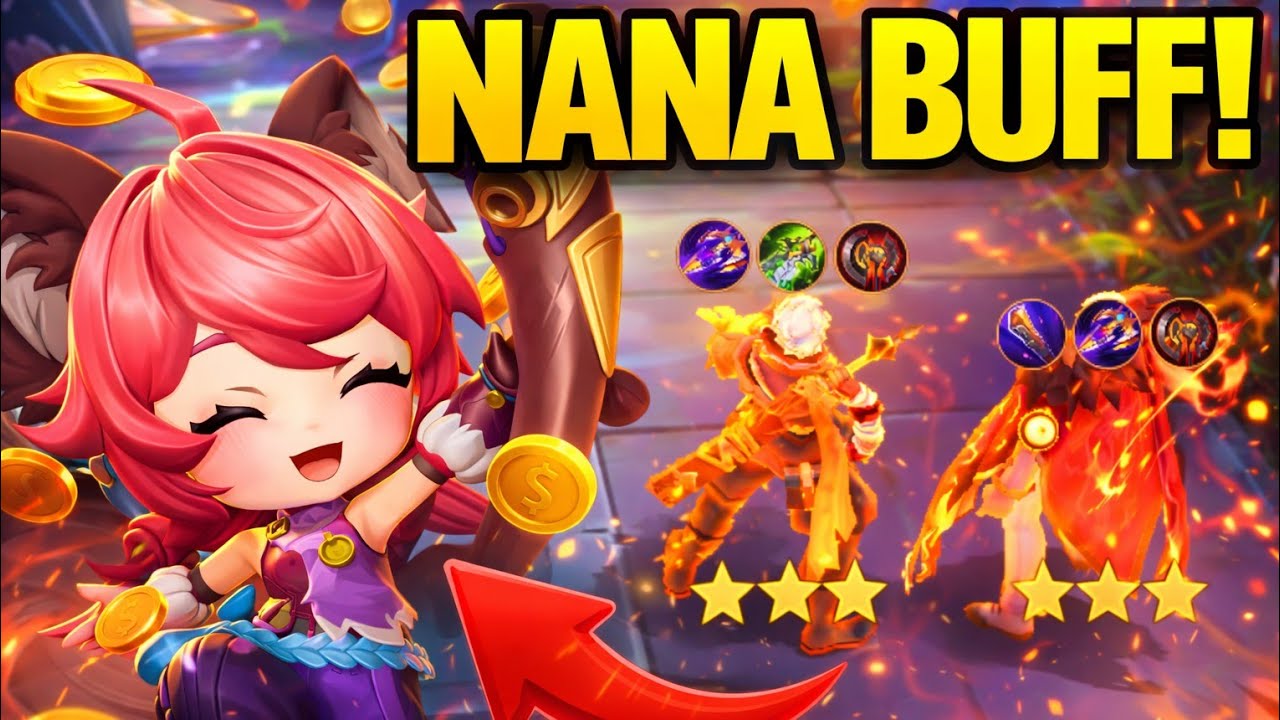 NEW PATCH! Commander NANA BUFF is HERE! with PERFECT Go Go Cards! | Magic Chess Go Go