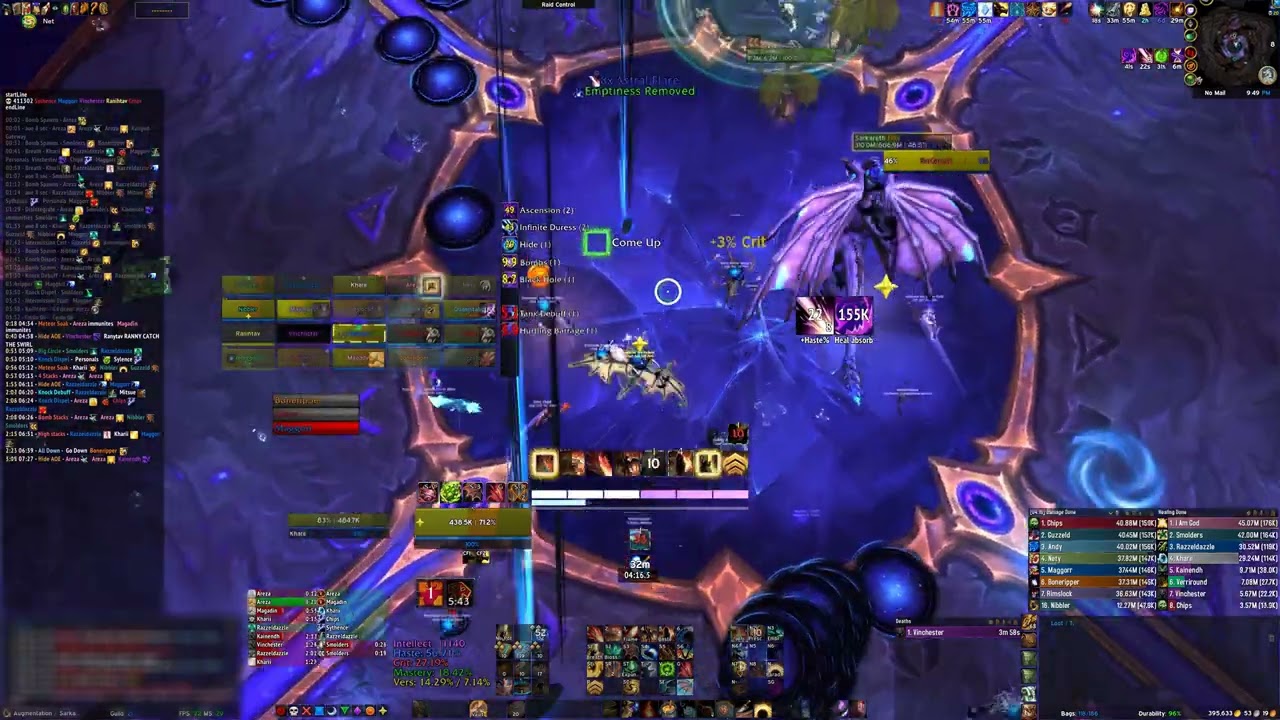 Mythic Sarkareth - Augmentation Evoker POV