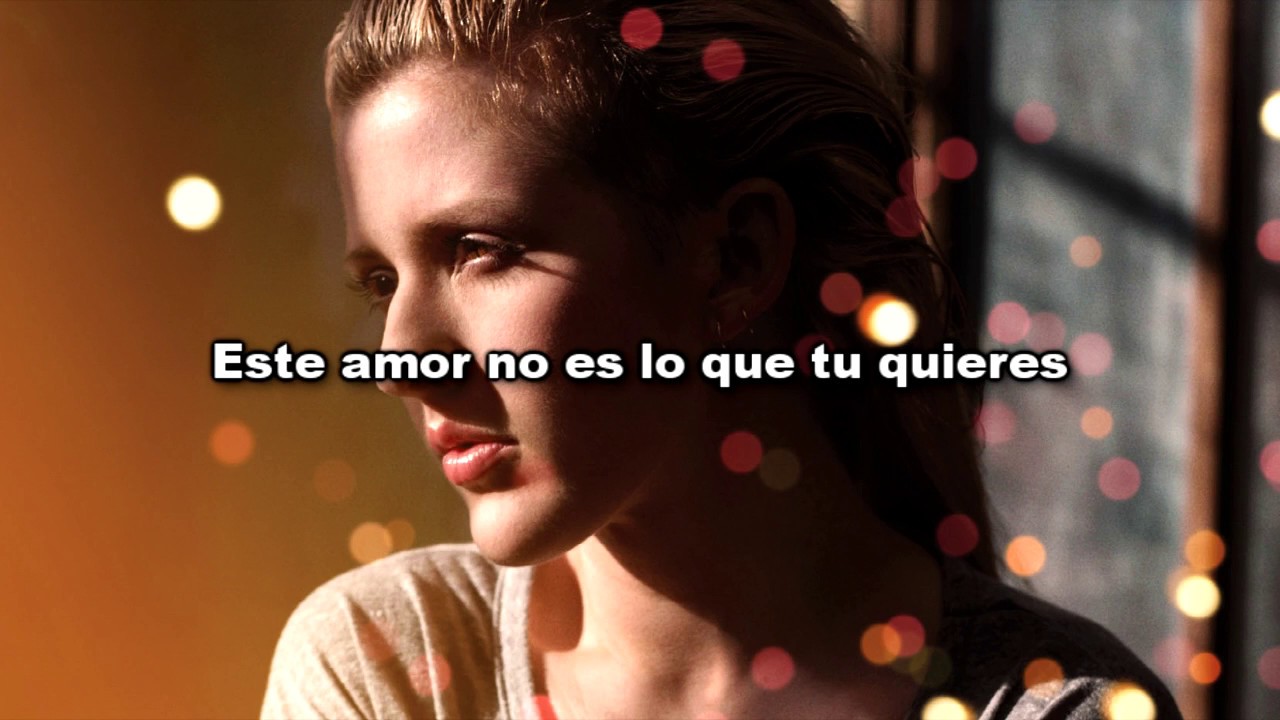 ellie goulding: this love (will be your downfall) (español)
