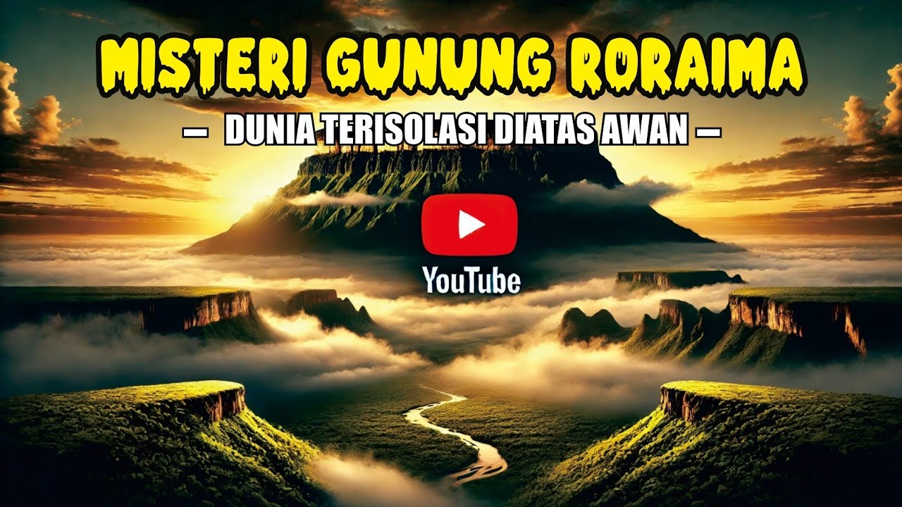 Misteri Gunung Roraima: Dunia Terisolasi di Atas Awan!