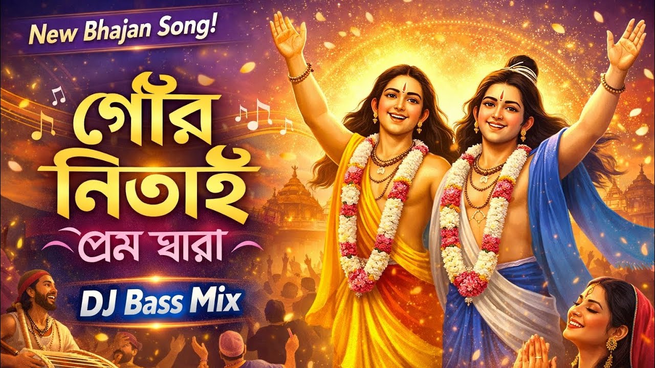 Gour Nitai Haribol Dance Song 2026 | New Bengali Bhajan DJ Remix | Hare Krishna Song