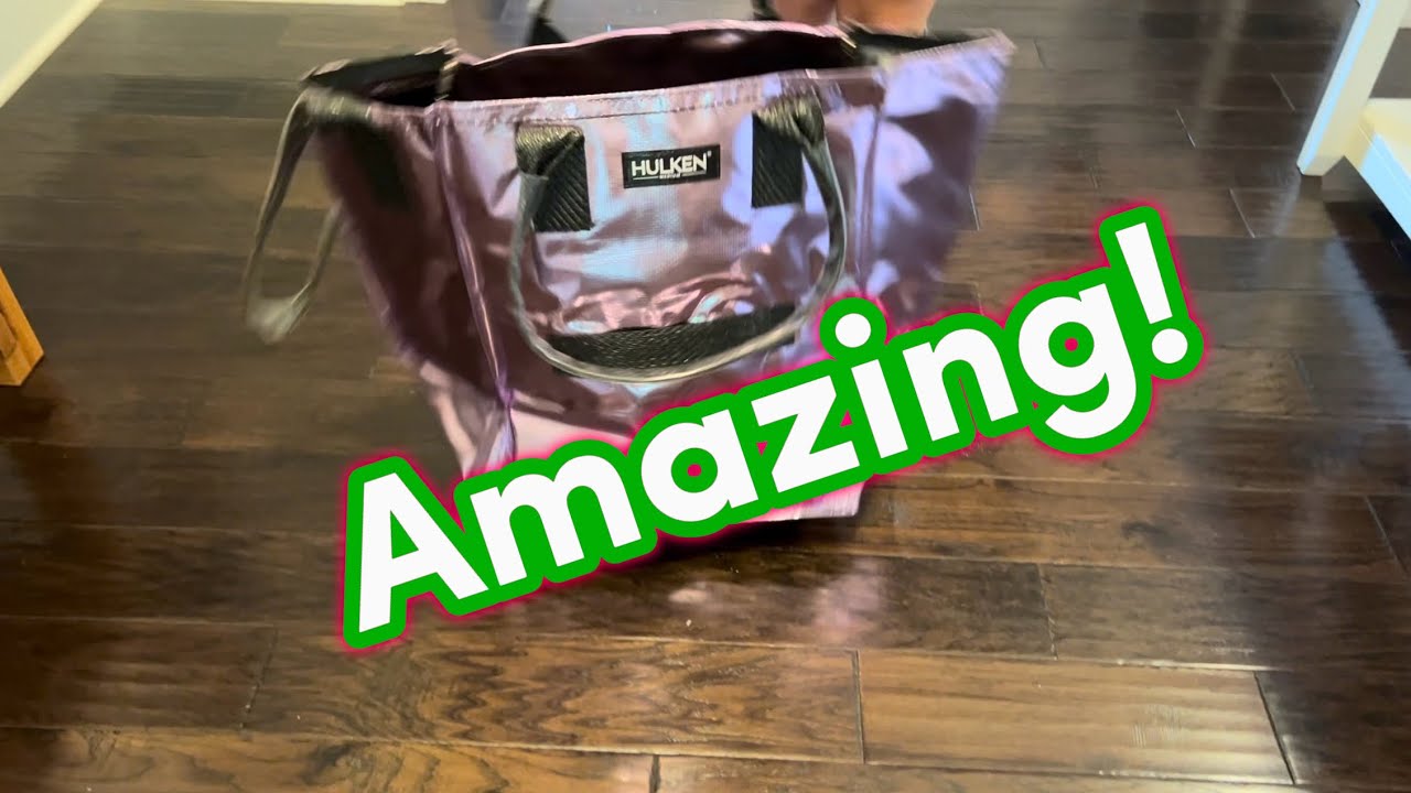 Discover the Hulken Bag: The Ultimate Metallic Rolling Tote! 💜