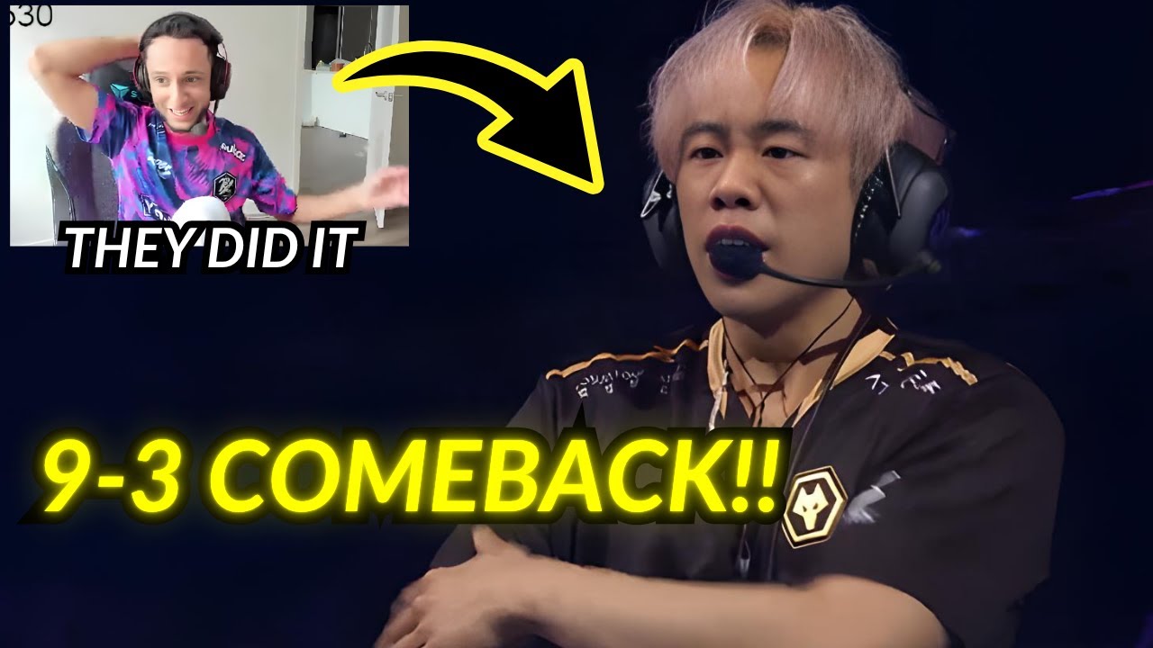 FNS Reacts To WOLVES Insane Map Comeback Against GEN G