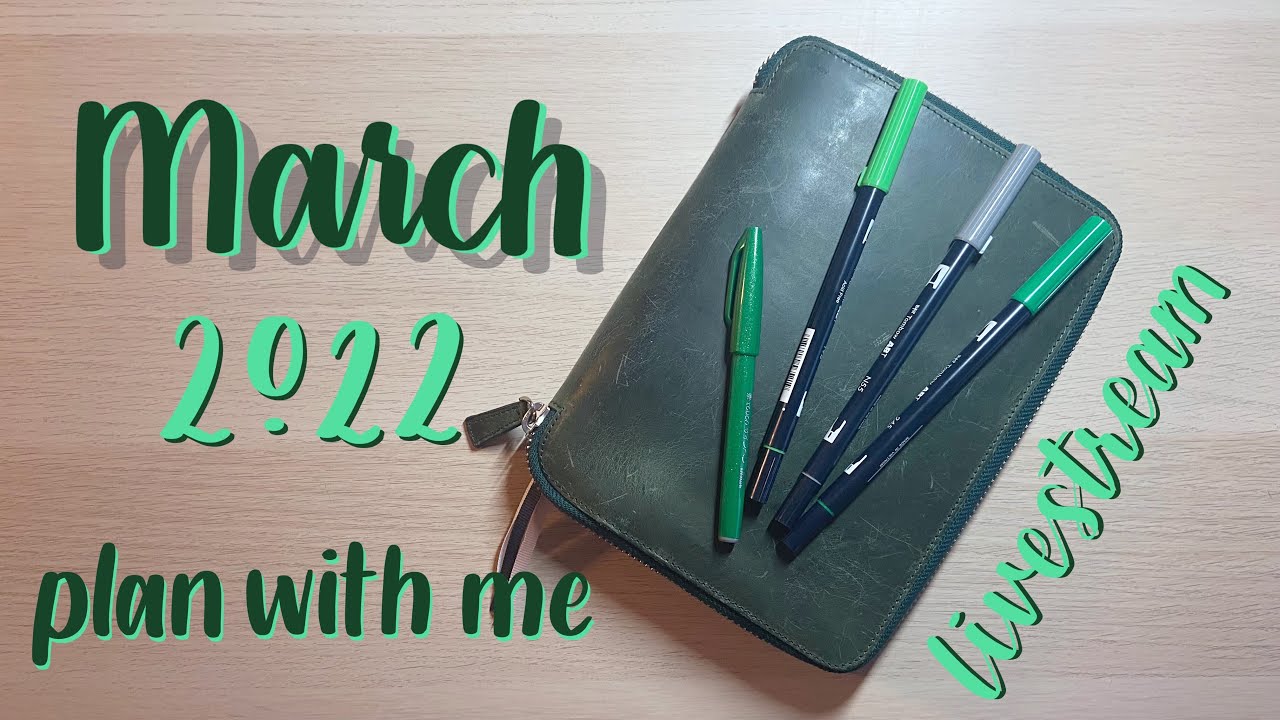 Plan With Me | March 2022 LIVE