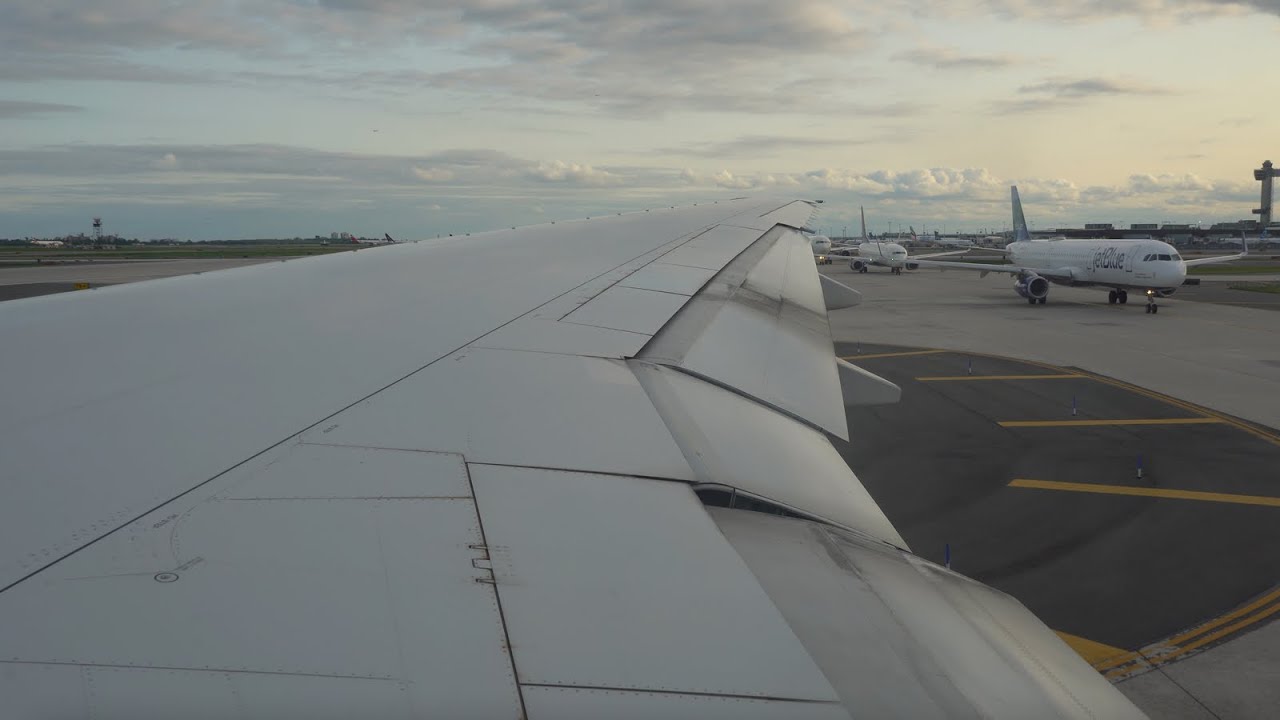 RAW POWER Takeoff — American Airlines — Boeing 777-223ER — New York JFK — N790AN — (4K)