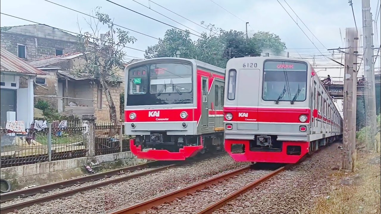 Hunting KRL Bogor Line TM6000 - JR205 - CRRC - INKA CLI 225 edisi ramadhan