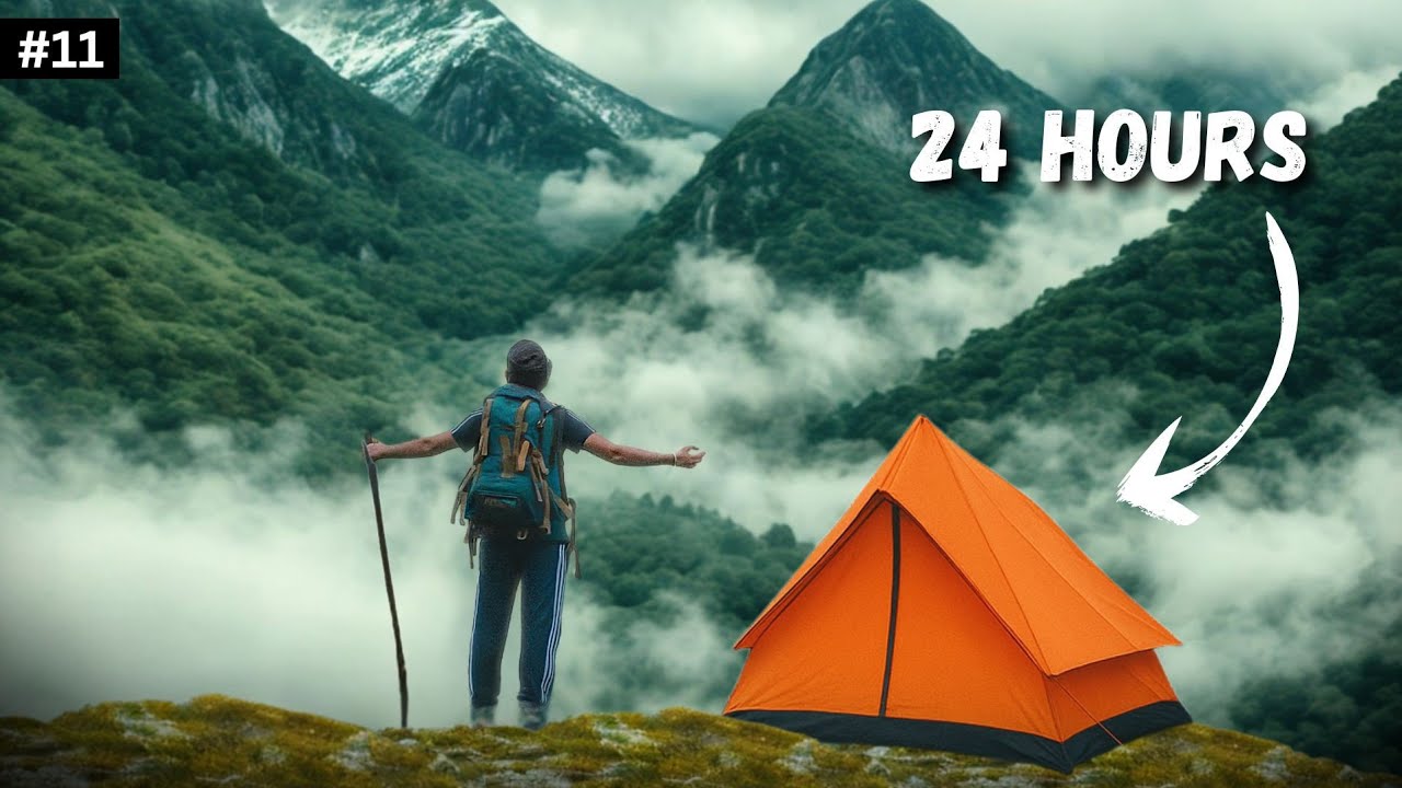 Adventure vlog - Exploring Maharashtra's Hill | 24 Hours Camping | @Raw_Raj