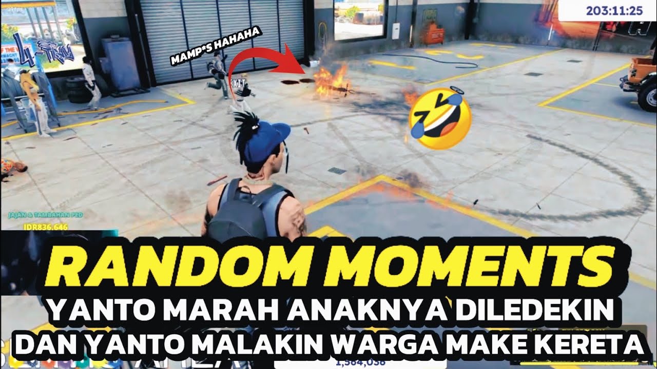 YANTOO NGAMUK ANAKNYA DIBAKAR WARGA‼️DAN KELAKUAN YANTO MALAKIN WARGA MAKE KERETA ❓ GTA V ROLEPLAY