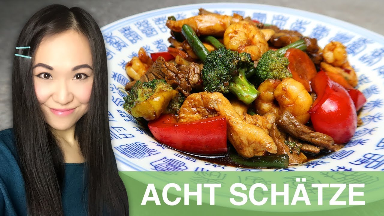 REZEPT: Acht Schätze | Acht Kostbarkeiten | Chop Suey | chinesisches Essen wie im Restaurant