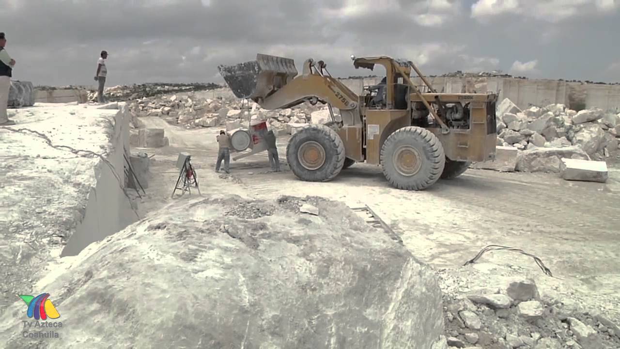 Extracción de mármol en el municipio de Ramos Arizpe