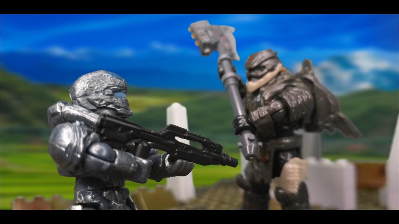 Spartan Locke vs Hyperius Halo Megaconstrux Stopmotion | JPD FILMS