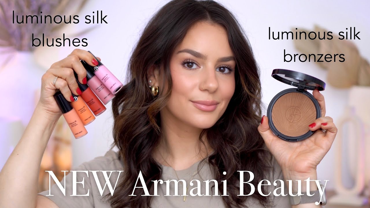 NEW ARMANI BEAUTY: Luminous Silk Powder Bronzer + Liquid Blush Cheek Tint || Tania B Wells