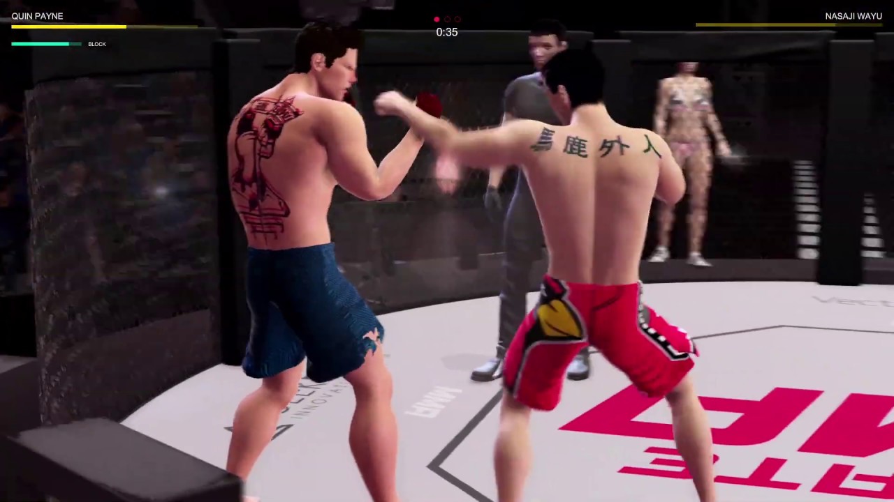 Ultimate MMA.Обзор.Harold 4 сломлен. Анимация сломана.