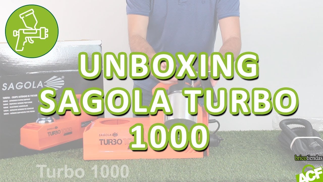 👍🔴 Unboxing pistola turbina Sagola Turbo 1000 - Bricotiendas