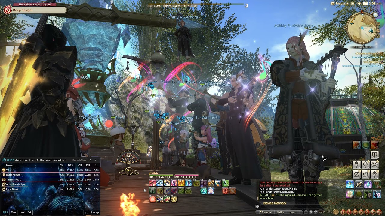 8 person bard performance in FF14!!!!!