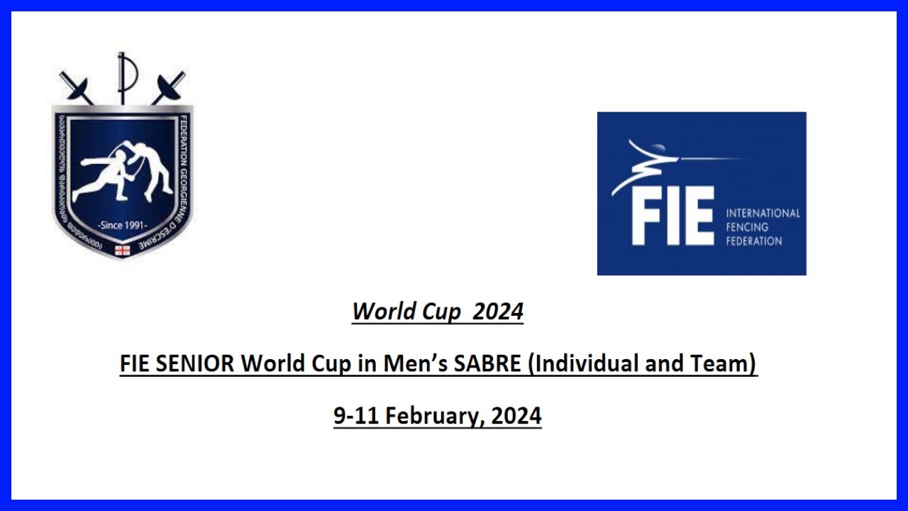 Tbilisi 2024 World Cup SABRE Individual - Piste Blue