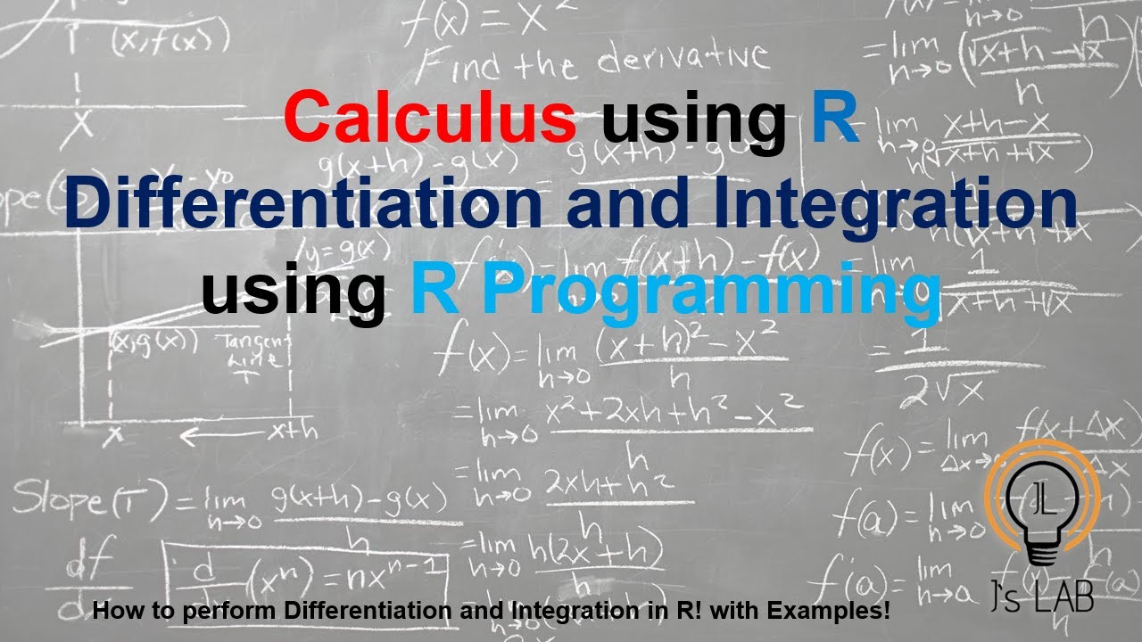 Calculus using R | Differentiation and Integration using R Programming! |