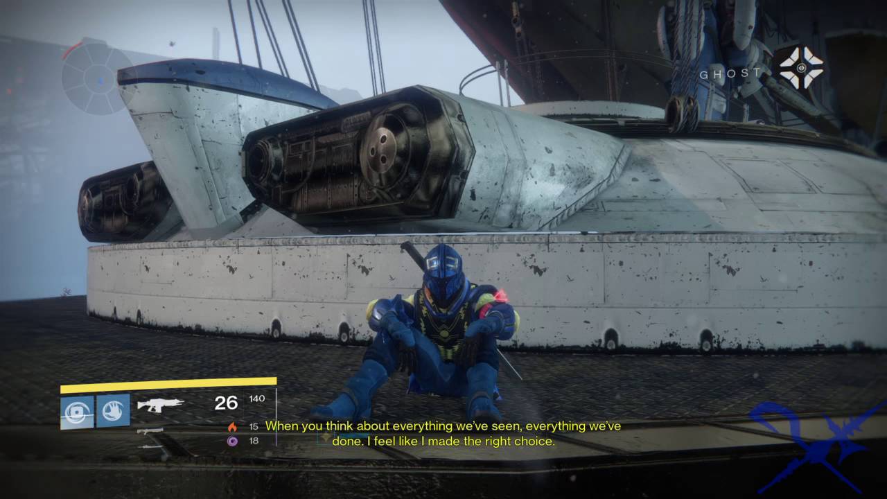 Destiny: Khvostov Chat Scene with Ghost