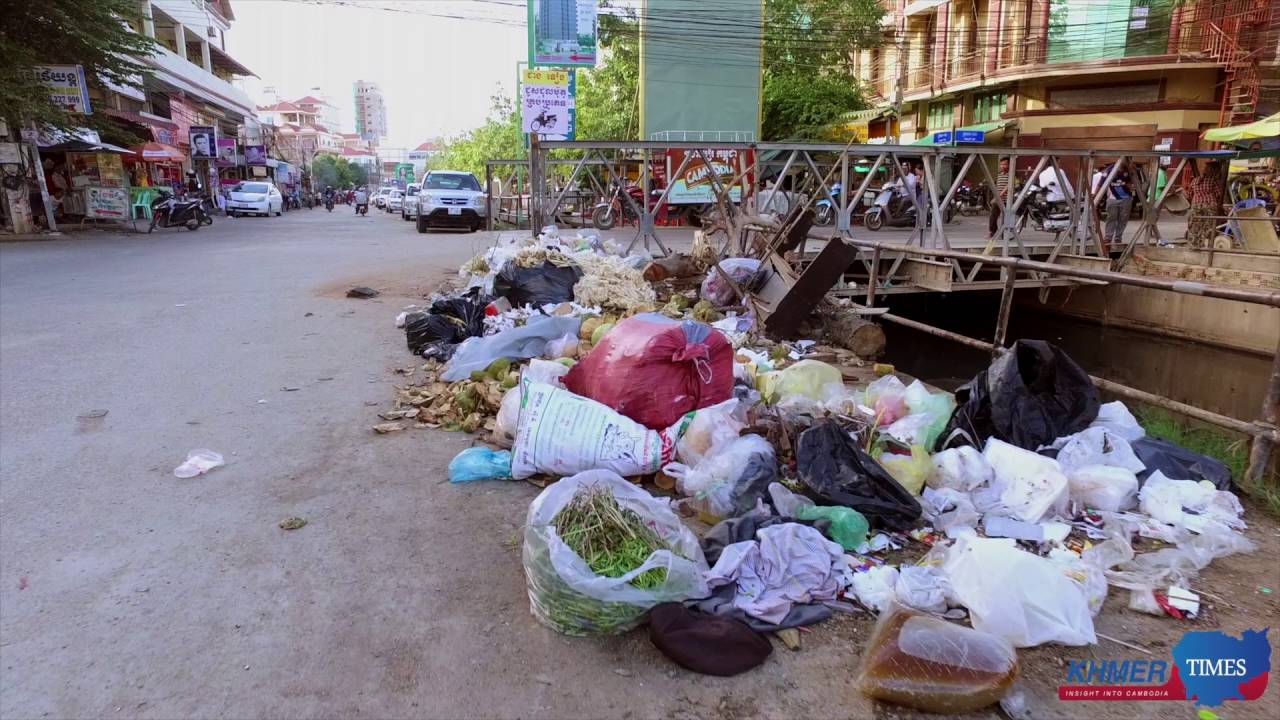 Piles of Rubbish in Phnom Penh