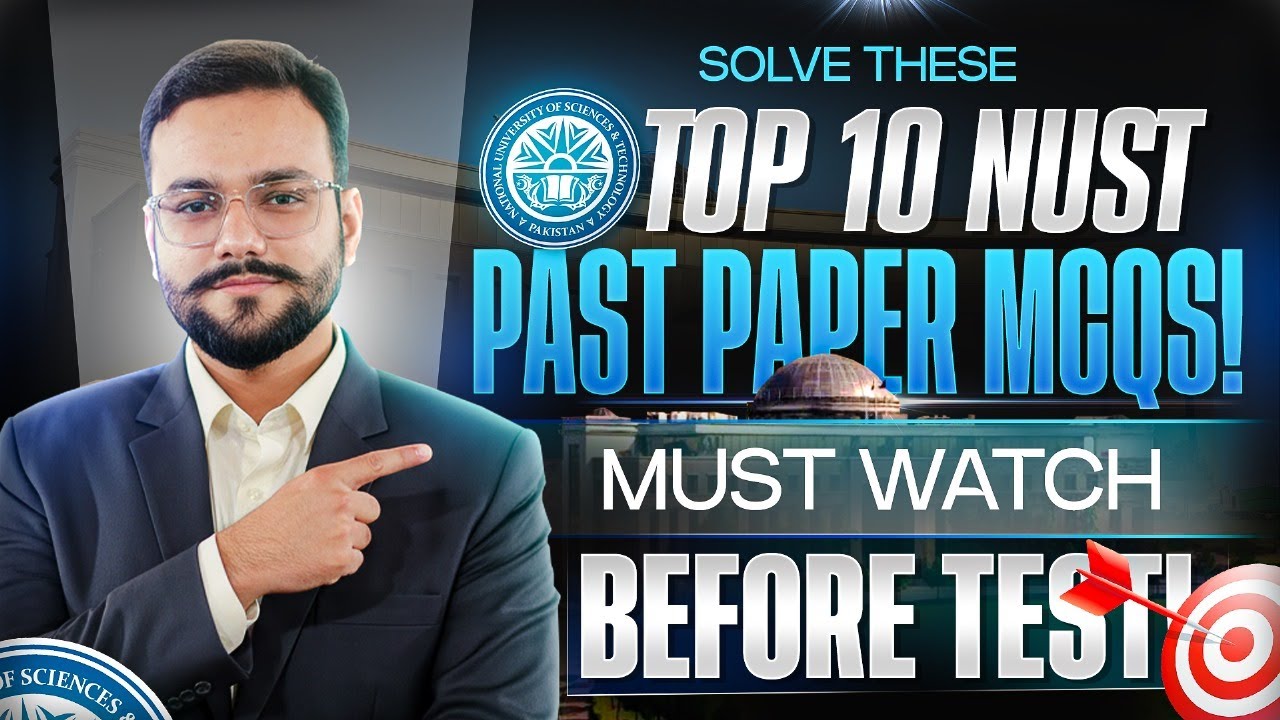 TOP 10 NUST MCQs 2026 NET PAPERS | NUST NET Past Papers with Solutions | NUST NET Preparation | NET