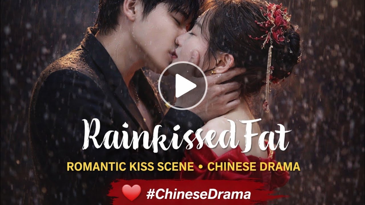 Rainkissed Fat Kiss Scene 💕 | Most Romantic Chinese Drama Moment | C-Drama Love Scene
