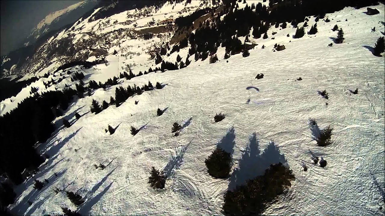 Hamish and I taking a chilled out line with our GIN Nano 11's at Baume, La Clusaz.