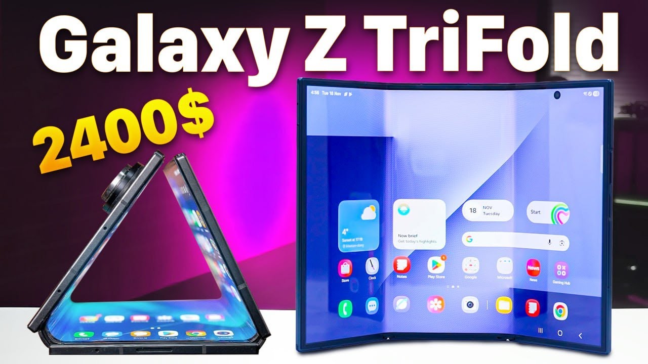 Reaction| Xem Mở Hộp Đánh Giá Nhanh Samsung Z TriFold Điện Thoại Gập 3 Giá 63 triệu