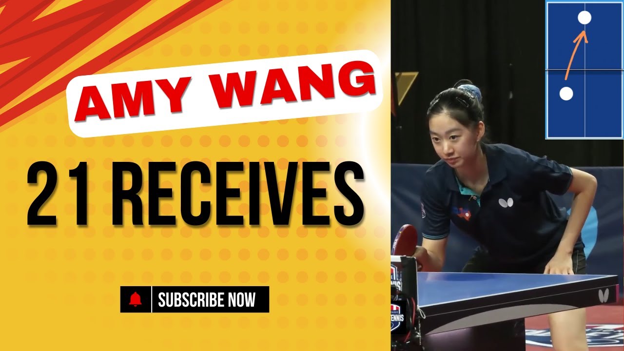 USA #1 Amy Wang's 21 Serve Returns | Table Tennis