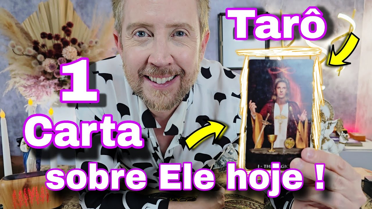 1 CARTA SOBRE ELE HOJE ! QUAL A ENERGIA DELE HOJE EM RELAÇÃO A VOCÊ?rei do oráculo hoje,bubatarohoje
