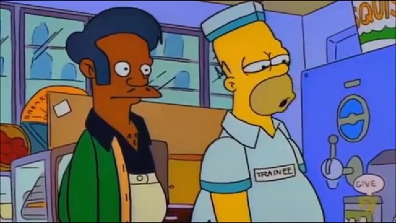 Homero Trabajando en el Minisuper- Los Simpsons Latino