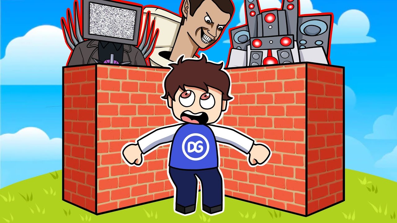 CONSTRUYE para SOBREVIVIR a LOS SKIBIDI TOILETS !!